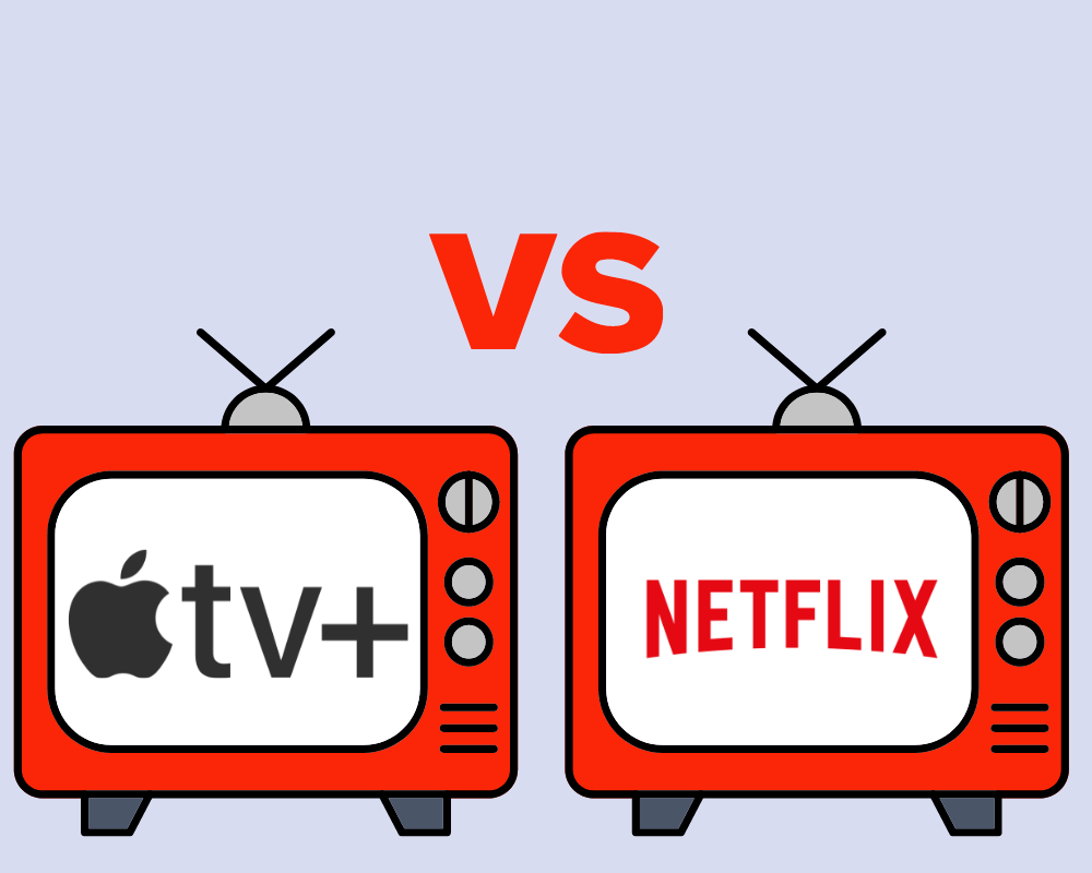 Apple TV vs. Netflix in 2024